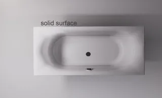 Ванна из искусственного камня Astra-Form Лира 01010076 170x75 см белый матовый